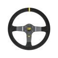 Kierownica zamszowa OMP 350 CARBON D czarna