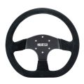 Kierownica zamszowa SPARCO R353 czarna