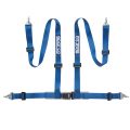Pasy bezpieczeństwa SPARCO 04604BM – 2'', 4-pkt. ECE niebieskie