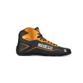 Buty kartingowe SPARCO K-POLE czarno-pomarańczowe fluo