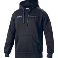 Bluza z kapturem SPARCO MARTINI RACING BIG STRIPES czarna