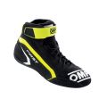 Buty OMP FIRST FIA 8856-2018 antracytowo-żółte fluo