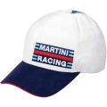 Czapka z daszkiem SPARCO MARTINI RACING SIDE LOGO biało-granatowa