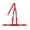Pasy bezpieczeństwa SPARCO 04608DF – 2'', 3-pkt. ECE czerwone