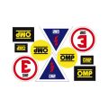 Zestaw naklejek informacyjnych OMP
