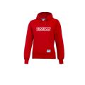 Bluza damska z kapturem SPARCO FRAME LADY czerwona