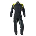 Kombinezon OMP TECNICA HYBRID FIA 8856-2018 czarno-żółty