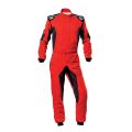 Kombinezon OMP TECNICA HYBRID FIA 8856-2018 czerwono-czarny