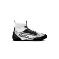Buty SPARCO SUPERLEGGERA FIA 8856-2018 biało-czarne