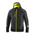 Kurtka SPARCO TECH SOFT-SHELL YORK szaro-żółta fluo