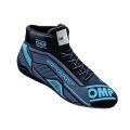 Buty OMP SPORT FIA 8856-2018 niebiesko-czarne