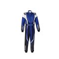Kombinezon dziecięcy SPARCO PRIME K ADVANCED FIA 8877-2022 niebiesko-czarno-biały