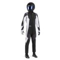 Kombinezon SPARCO X-LIGHT FULL EFFICIENCY FIA 8856-2018 czarno-biały