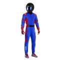 Kombinezon SPARCO THUNDER FIA 8877-2022 niebiesko-czerwony