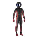 Kombinezon SPARCO SUPERLEGGERA-K FIA 8877-2022 czarno-czerwony