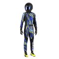 Kombinezon SPARCO X-LIGHT FULL EFFICIENCY INFINITY FIA 8856-2018 czarno-niebiesko-żółty