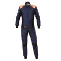Kombinezon OMP TECNICA SUPERLIGHT FIA 8856-2018 granatowo-pomarańczowy fluo