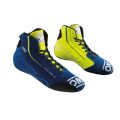 Buty OMP TECNICA 2025 FIA 8856-2018 niebiesko-żółte