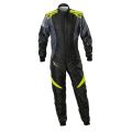 Kombinezon OMP KS-2X ART FIA 8877-2022 czarno-żółty fluo