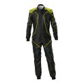 Kombinezon OMP KS-3X ART FIA 8877-2022 czarno-żółty fluo