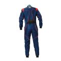 Kombinezon OMP KS-3X ART FIA 8877-2022 granatowo-czerwony