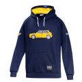 Bluza z kapturem SPARCO LANCIA HF DELTA INTEGRALE granatowo-żółta