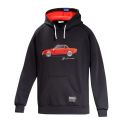 Bluza z kapturem SPARCO LANCIA HF FULVIA czarna