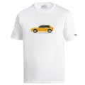 Koszulka T-Shirt SPARCO LANCIA HF DELTA INTEGRALE biało-żółta