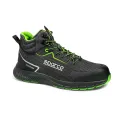 Buty SPARCO TRACTION-H NAOKI ESD S3S SR FO HRO czarno-zielone fluo