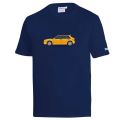 Koszulka T-Shirt SPARCO LANCIA HF DELTA INTEGRALE granatowo-żółta