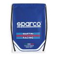 Torba worek plecak na buty SPARCO MARTINI RACING niebiesko-biała