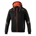 Bluza rozpinana z kapturem SPARCO COLORADO czarno-pomarańczowa