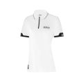 Koszulka polo z zamkiem damska SPARCO LADY biała