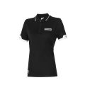 Koszulka polo z zamkiem damska SPARCO LADY czarna
