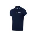 Koszulka polo z zamkiem SPARCO granatowa