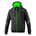 Kurtka SPARCO TECH SOFT-SHELL YORK szaro-zielona fluo