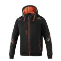 Kurtka SPARCO TECH SOFT-SHELL YORK czarno-pomarańczowa fluo
