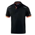 Polo SPARCO TECH czarno-pomarańczowe
