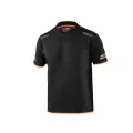 T-shirt SPARCO TECH czarno-pomarańczowy
