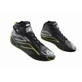 Buty OMP ONE-S FIA 8856-2018 czarno-żółte fluo
