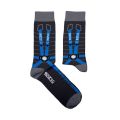 Skarpety SPARCO ICONIC DESIGN HARNESS czarno-niebieskie