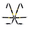 Pasy bezpieczeństwa OMP ONE WRC ENDURANCE PULL DOWN – 2", 6-pkt. FIA 8853-2016 czarne