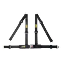 Pasy bezpieczeństwa OMP ROAD 4M – 2", 4-pkt. ECE czarne