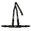 Pasy bezpieczeństwa OMP STRADA 3 – 2", 3-pkt. ECE czarne