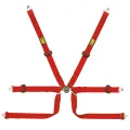 Pasy bezpieczeństwa OMP TECNICA PROTOTYPE PULL UP – 2'', 6-pkt. FIA 8853-2016 czerwone