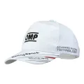 Czapka dziecięca z daszkiem OMP RACING SPIRIT biała