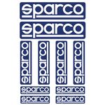 Zestaw 10 naklejek SPARCO