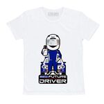 T-shirt dziecięcy SPARCO FUTURE DRIVER - biały