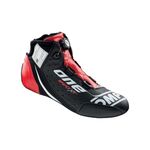 Buty OMP One Evo X R FIA 8856-2018 czarno-czerwone