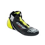 Buty OMP One Evo X R FIA 8856-2018 czarno-żółte